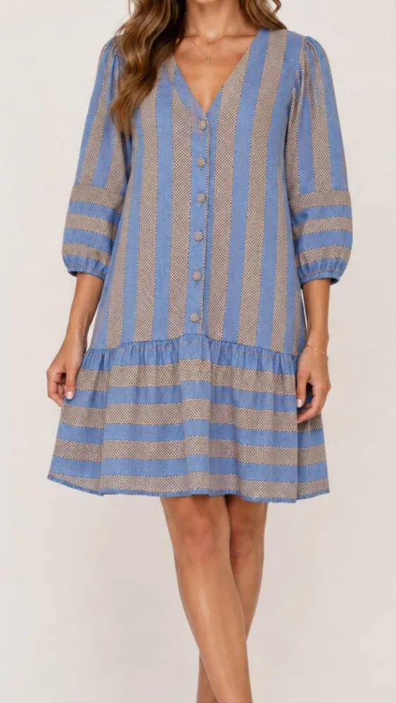 Vestido Marfinno azul P