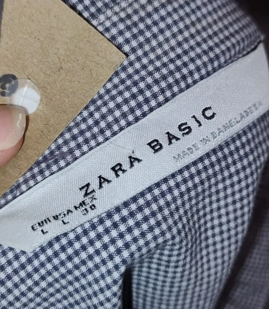 Camisa zara xadrez G