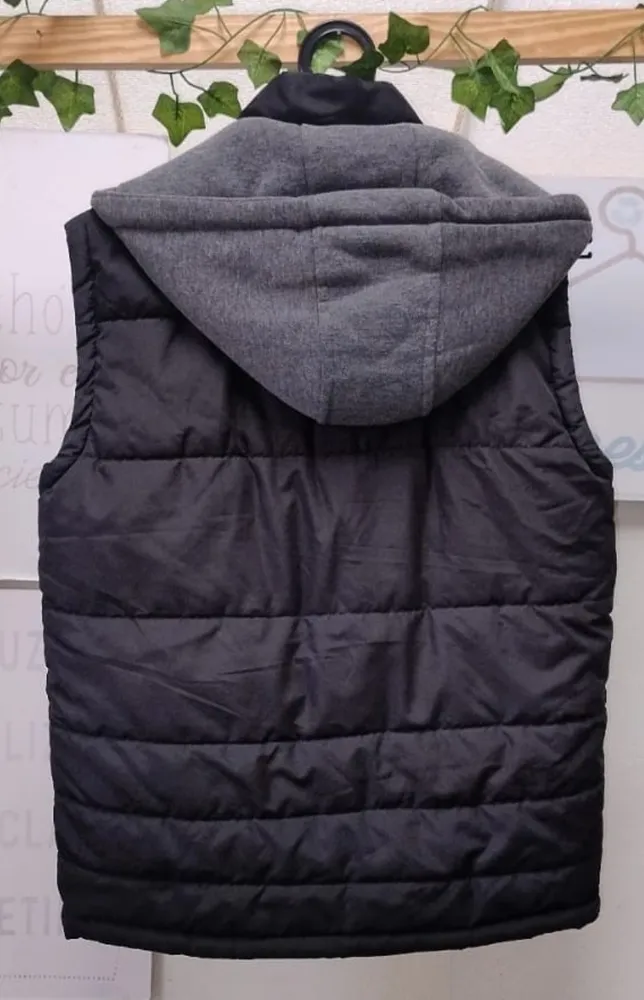 Colete infantil puffer preto 14