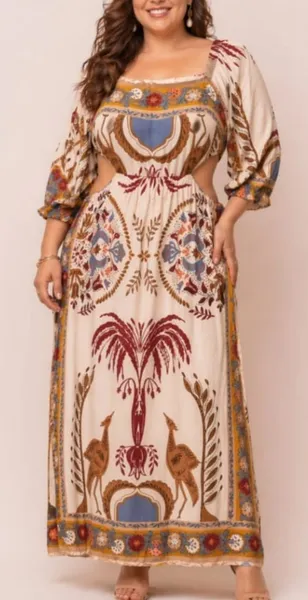 Vestido Marfinno estampado G