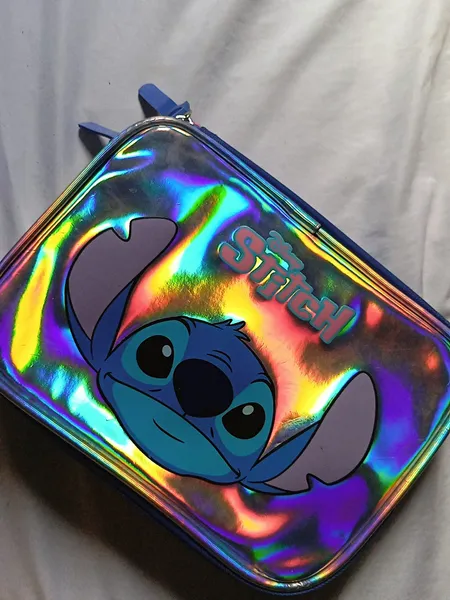 estojo do Stitch cintilante