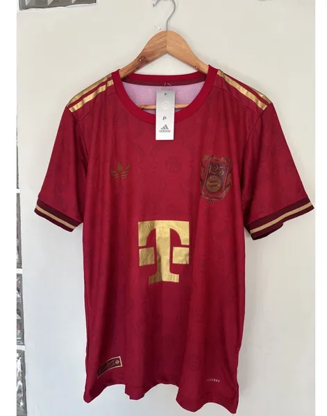 camiseta bayern de munique adidas comemorativa 125 anos
