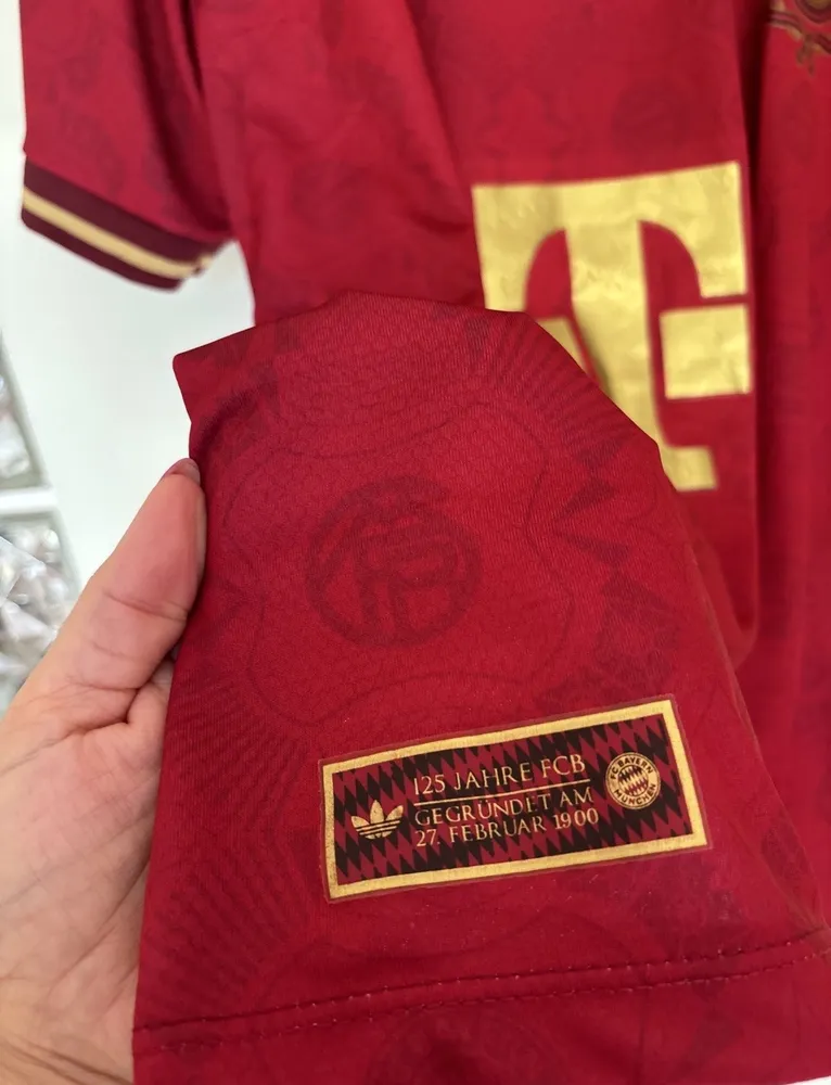 camiseta bayern de munique adidas comemorativa 125 anos
