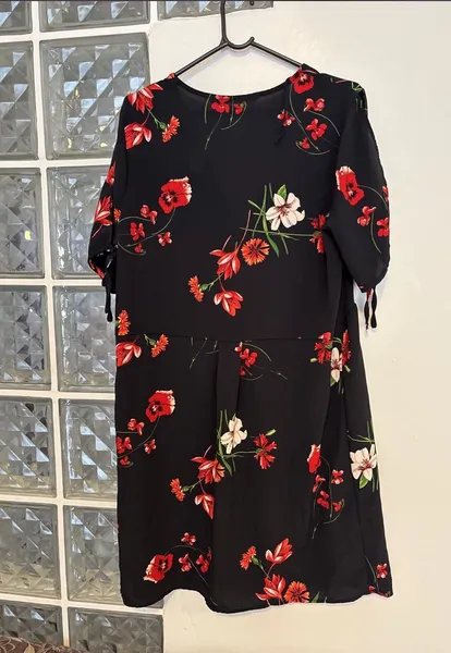 vestido estampado largo da Zara