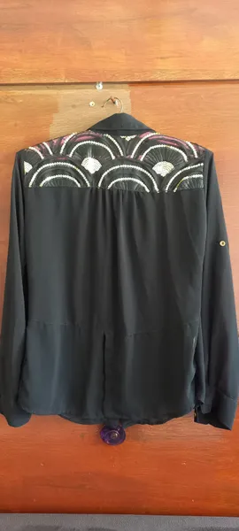 Camisa preta feminina tamanho 42