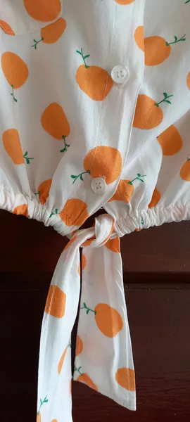 Cropped estampado tamanho M