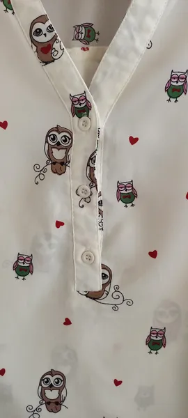 Camisa feminina estampada tamanho P