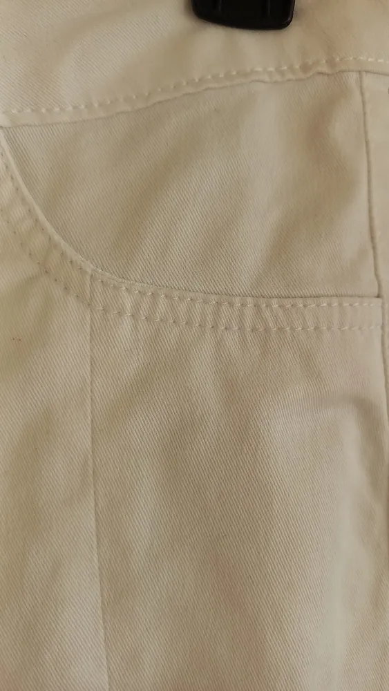 Calça feminina branca da Alphorria tamanho 38