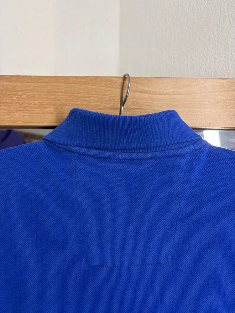 CAMISA MASC. GL. POLO BASICA AZUL BIC MG. CURTA