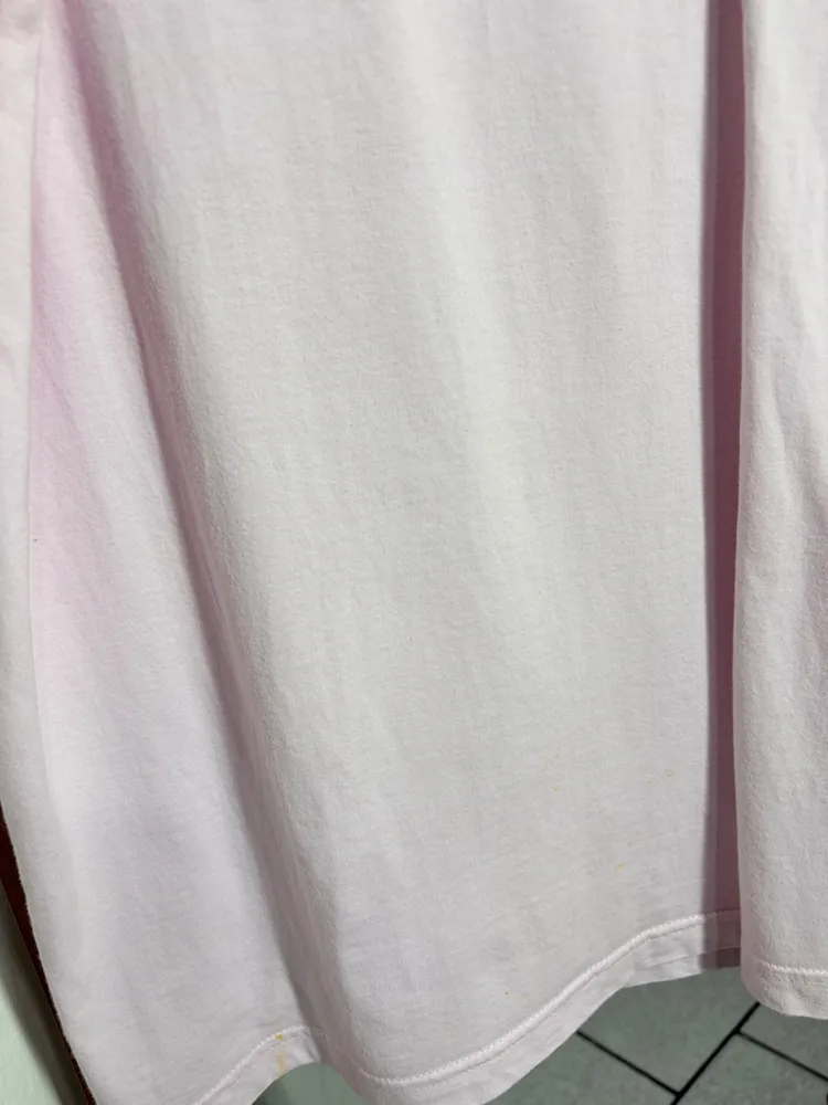 BLUSA MASC. BASICA ROSA TOMMY HILFIGER MG. CURTA