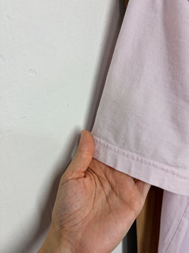 BLUSA MASC. BASICA ROSA TOMMY HILFIGER MG. CURTA