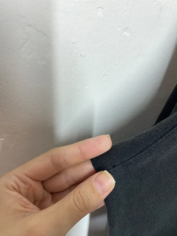 BLUSA MASC. BASIC PRETA MG. CURTA
