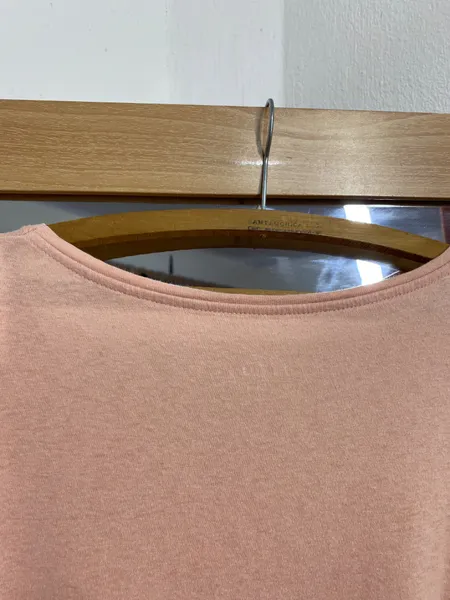 BLUSA MASC. BASIC ROSA SUTIL WELLBEING MG. CURTA