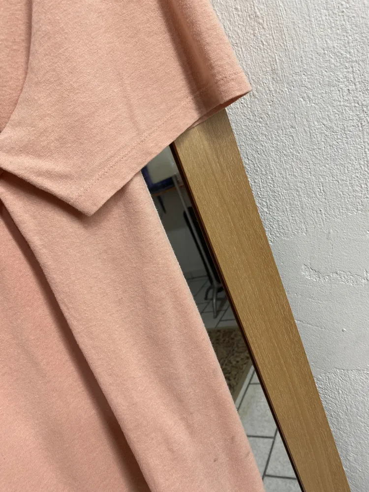 BLUSA MASC. BASIC ROSA SUTIL WELLBEING MG. CURTA