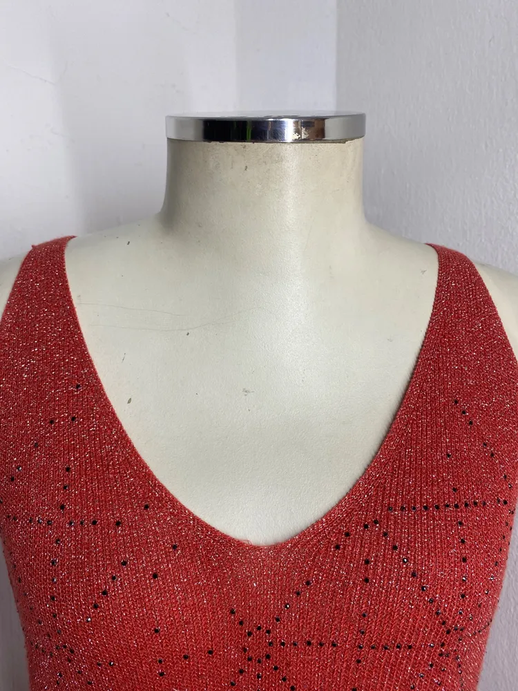 REGATA LUREX LARANJA C. FIOS BRILHOSOS