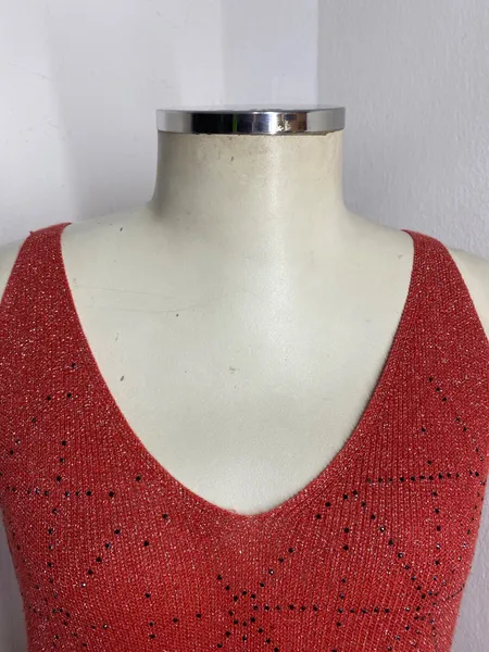 REGATA LUREX LARANJA C. FIOS BRILHOSOS