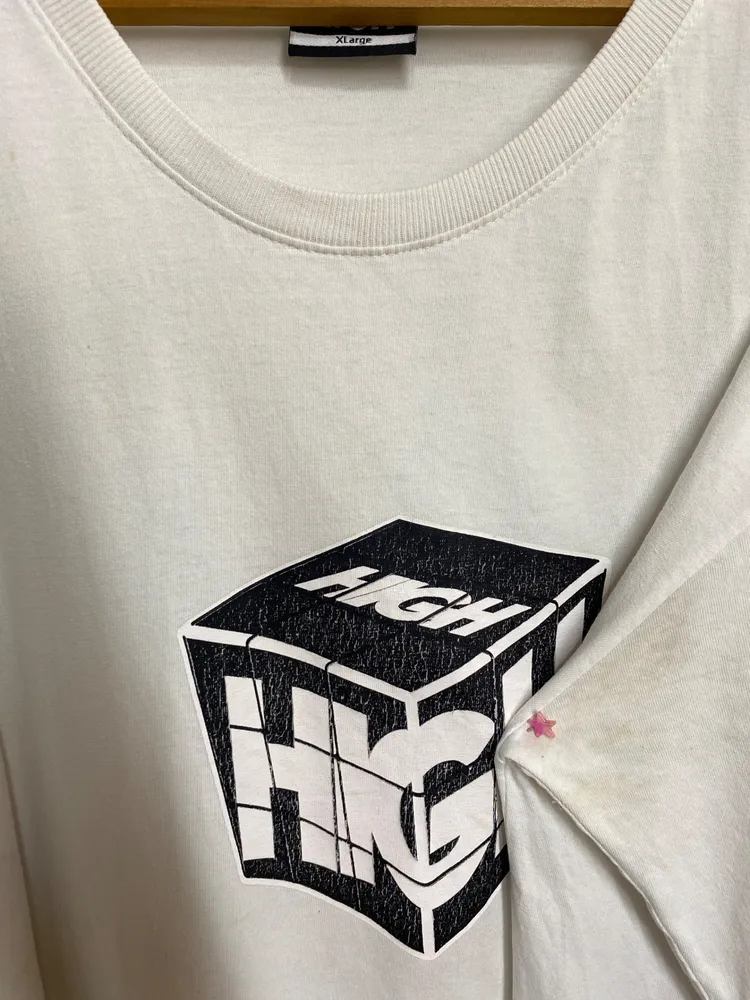 CAMISETA MASC. ESTAMPADA HIGH BRANCA MG. CURTA