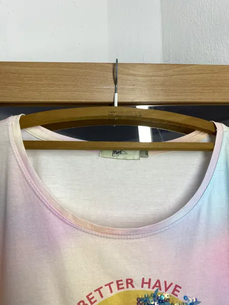 T-SHIRT TIE DYE BEACH BETTER HAVE SUNSET MG. CURTA
