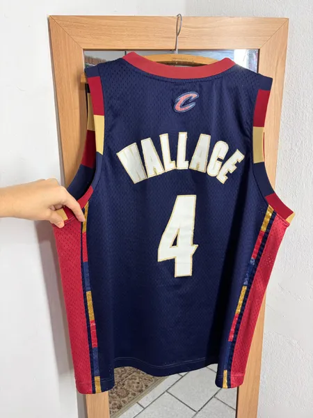 REGATA BASQUETE CLEVELAND 4 WALLACE 4 NBA AUTHENTIC VINTAGE
