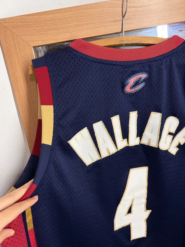 REGATA BASQUETE CLEVELAND 4 WALLACE 4 NBA AUTHENTIC VINTAGE