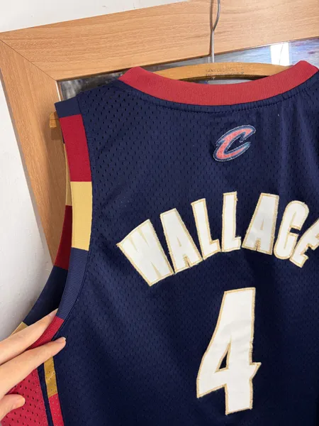 REGATA BASQUETE CLEVELAND 4 WALLACE 4 NBA AUTHENTIC VINTAGE
