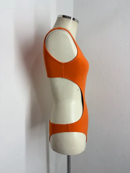 BODY & MAIÔ FRENTE UNICA ORANGE