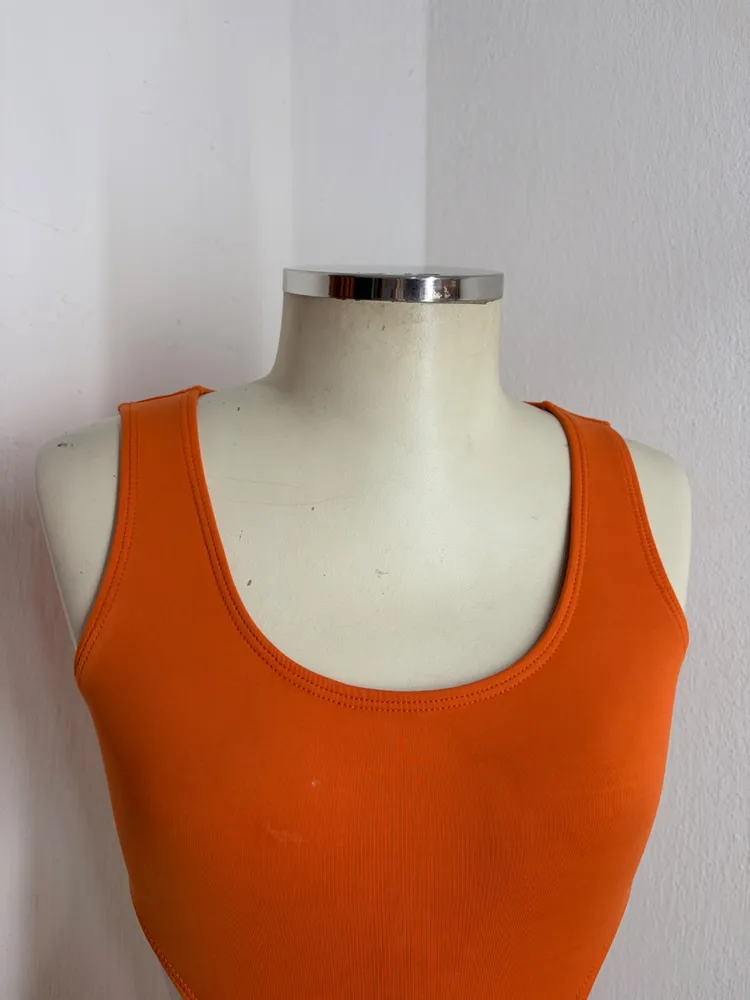 BODY & MAIÔ FRENTE UNICA ORANGE