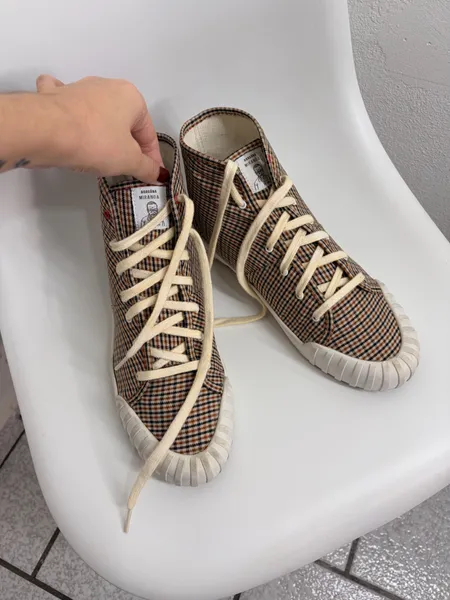 TÊNIS HIGH TOP ARAGÄNA MIRANDA SEMPRE EM FRENTE XADREZ