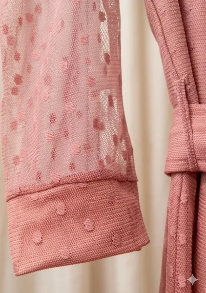 vestido de fezta Rosa com tule com poá