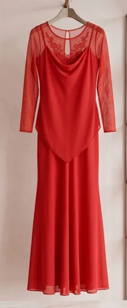 Vestido vermelho festa Tam G