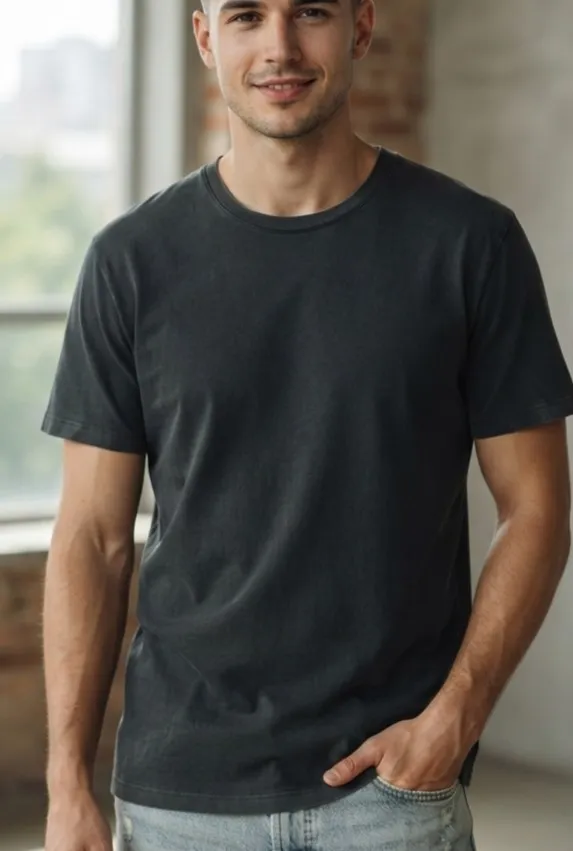 Camiseta masculina Zara Tam G