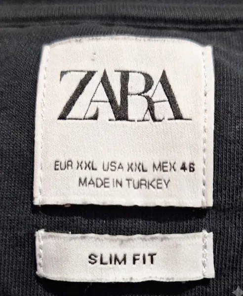 Camiseta masculina Zara Tam G