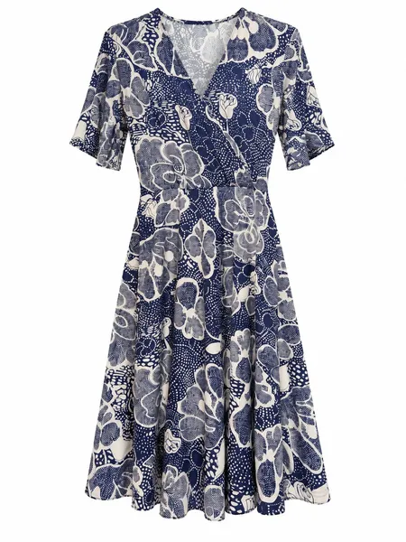 Vestido floral Tam 44