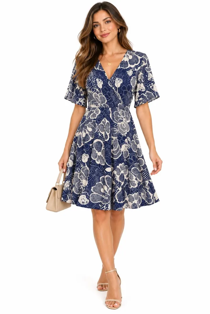 Vestido floral Tam 44