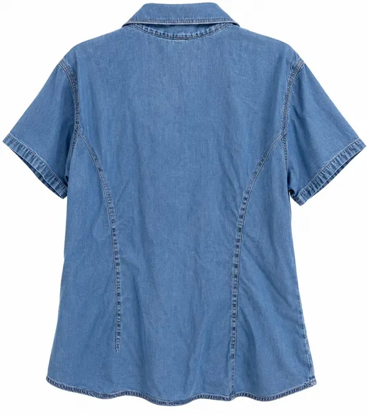 Camisa jeans feminina Tam G