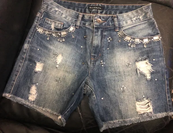 Short jeans feminino le lis blanc 34