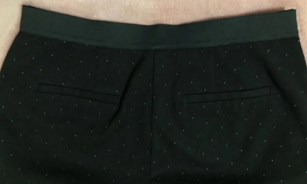 Calça preta Zara poa M