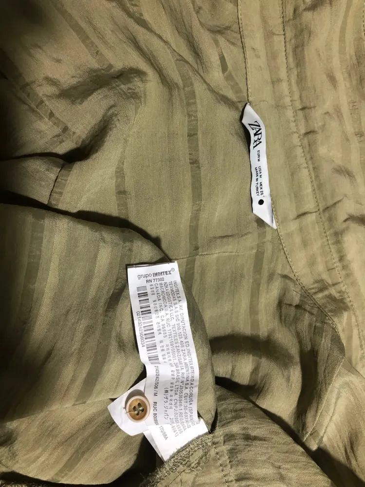 Camisa feminina Zara m