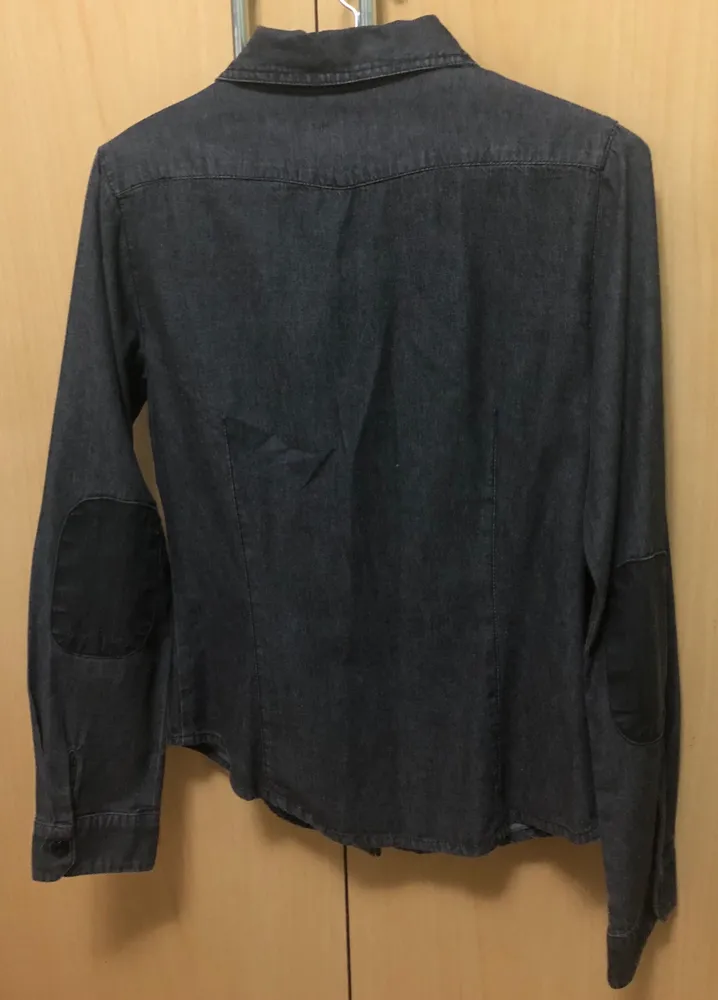 Camisa jeans four one cinza p