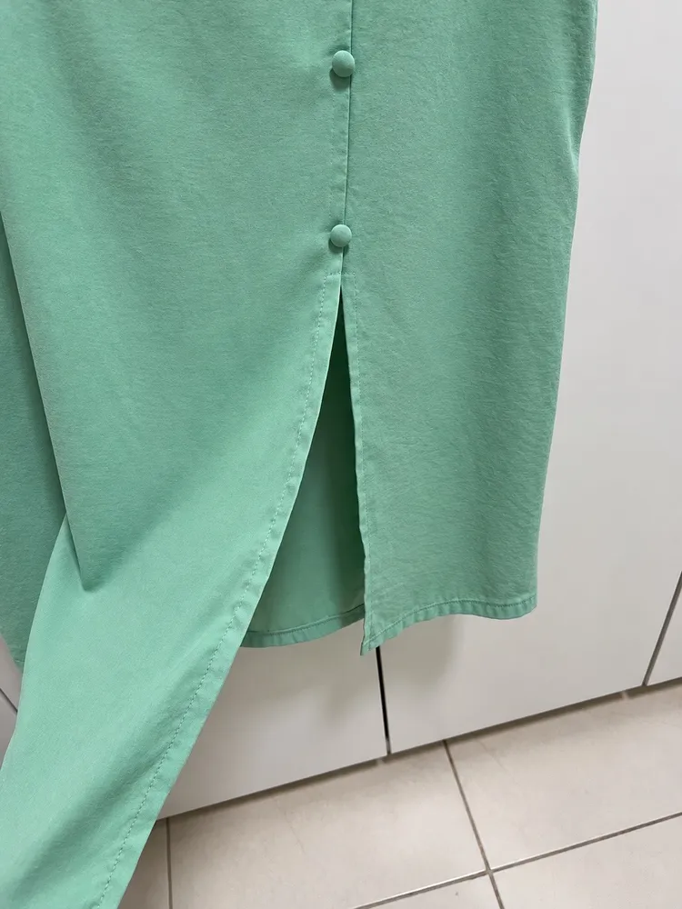 Saia mídi verde tamanho M Patrícia foster
