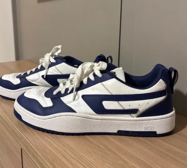 Tênis diesel s-ukiyo v2 low azul e branco