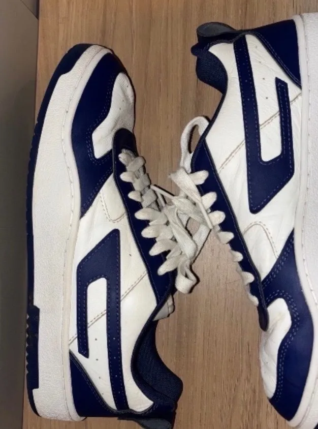 Tênis diesel s-ukiyo v2 low azul e branco