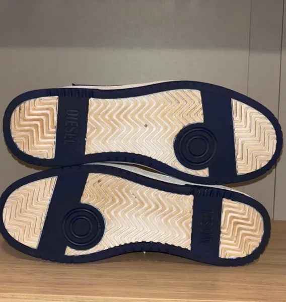 Tênis diesel s-ukiyo v2 low azul e branco