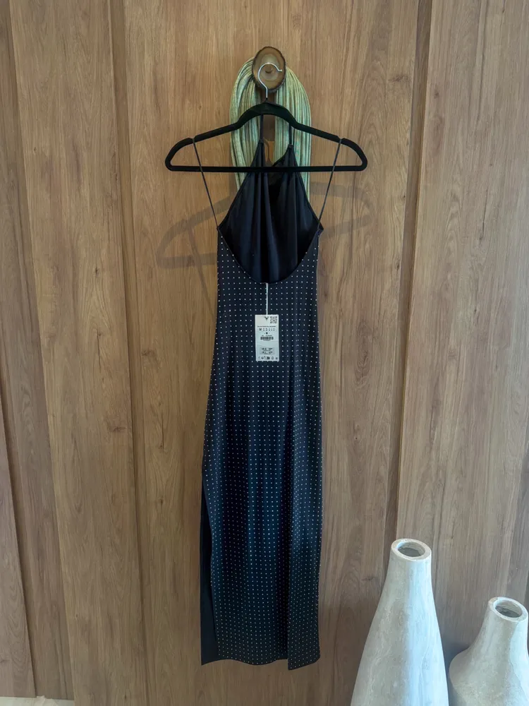Vestido Frente Unica com Brilhos P