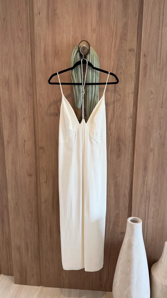 VESTIDO OFF WHITE CHARTH