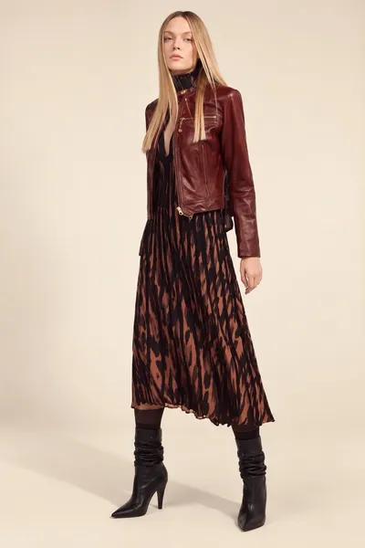 VESTIDO ANIMALE MALHA ESTAMPADO P