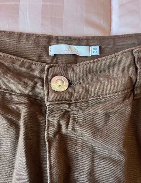 Shorts saia Las Clothing marrom 38