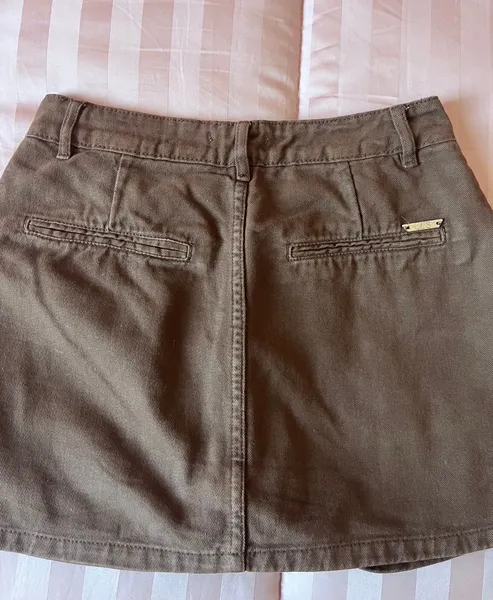 Shorts saia Las Clothing marrom 38