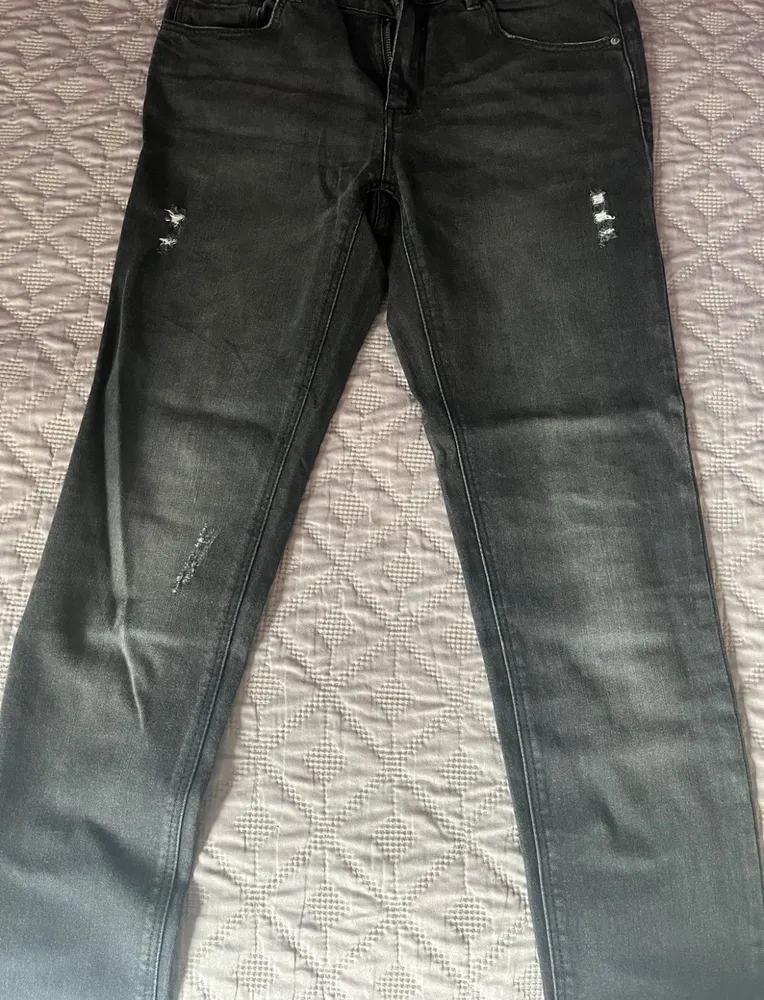 Calça jeans Zara preta skinny