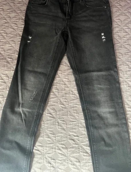 Calça jeans Zara preta skinny